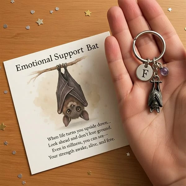 đŠSoutien Ă©motionnel Bat Keychai inspirantn