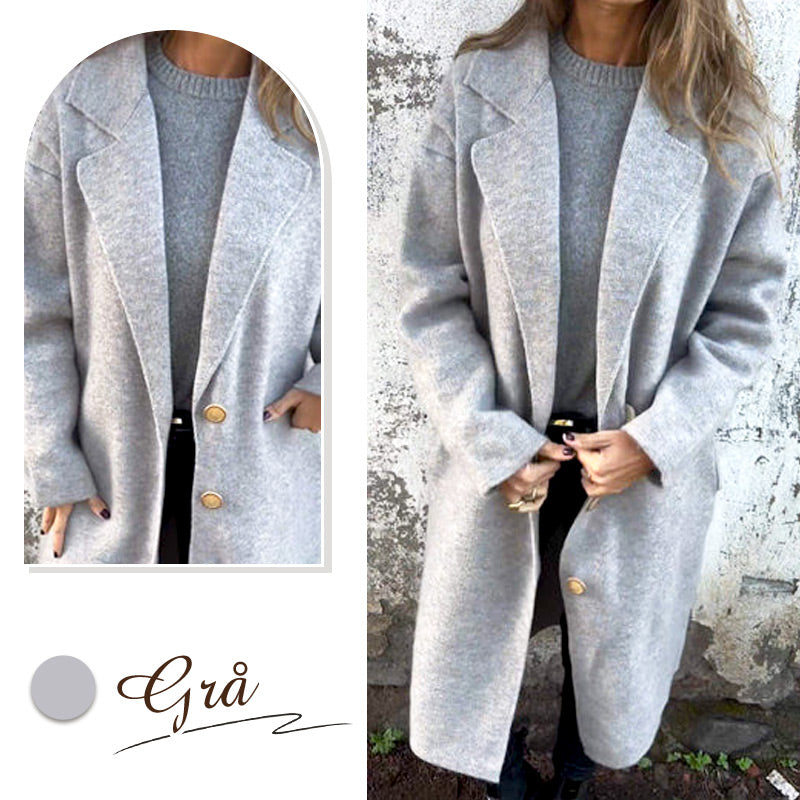 ❄️ Hiver Specials❄️ Manteau à revers en tweed à manches longues pour femmes