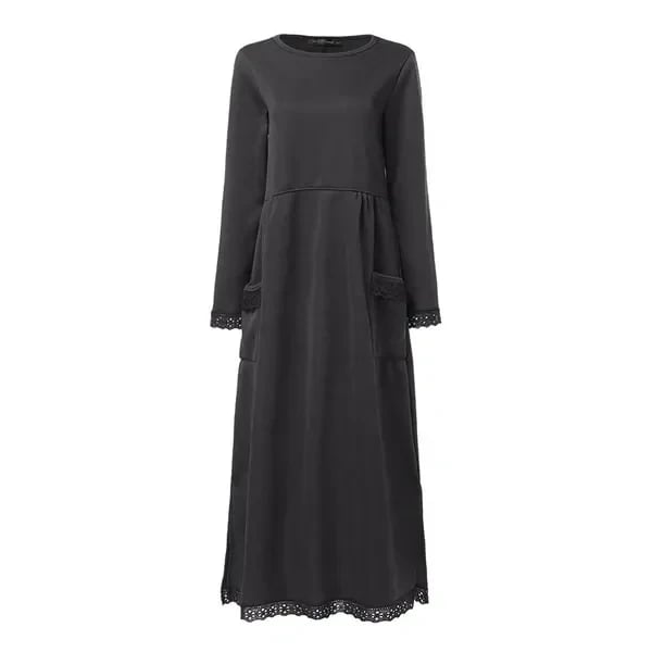 Dernier jour de promotion 70 % de réduction 🔥 Robe maxi en dentelle grande taille lâche