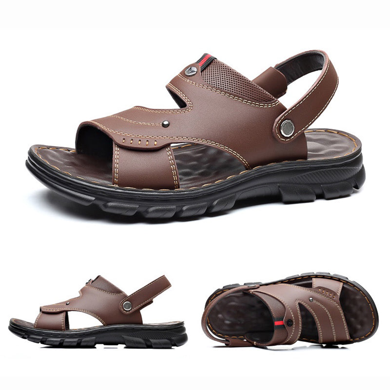 Sandales antidérapantes à bout ouvert pour hommes