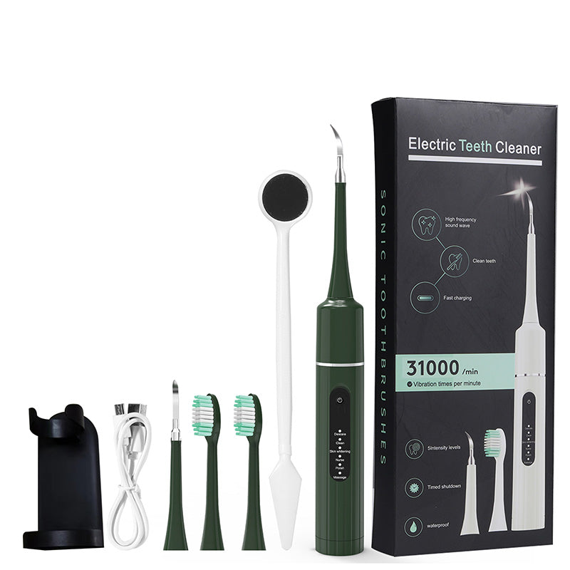 📢📢60 % de réduction !!!✨ Nettoyeur Dentaire Ultrasonique 5 en 1 - 3 Vitesses Réglables pour un Nettoyage Profond et Doux ✨📦