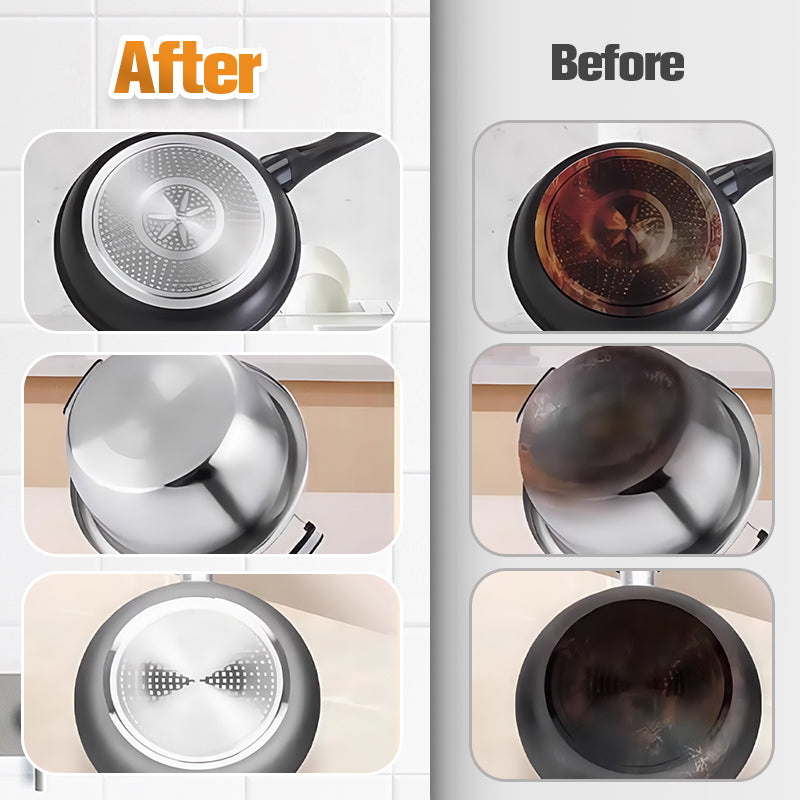 🧽 ACHETEZ 2 OBТENEZ 3! ✨ Pâte Dissolvante Résidus Brûlés - Nettoie en Profondeur Casseroles & Plats sans Rayures, Élimine Graisse et Carbonisation en 5 Min 🍳🔥
