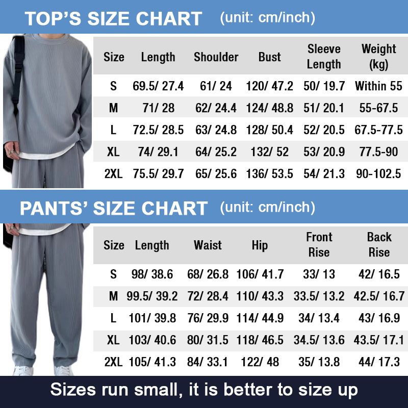 Ensemble 2 pièces à manches longues à la mode pour hommes 🎁Livraison gratuite