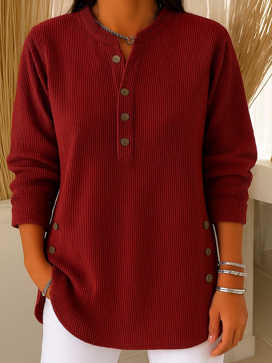💃Dernier jour, 50 % de réduction⏰Pull à manches longues, tricoté lâche, en tissu uni, à col rond, pour femmes (achetez-en 2, livraison gratuite)