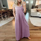 💝 Combinaison sans manches pour femmes avec jambes larges et poches