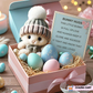 🎁 Fait main de haute qualité 🐇 Mini lapin super réaliste