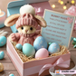 🎁 Fait main de haute qualité 🐇 Mini lapin super réaliste