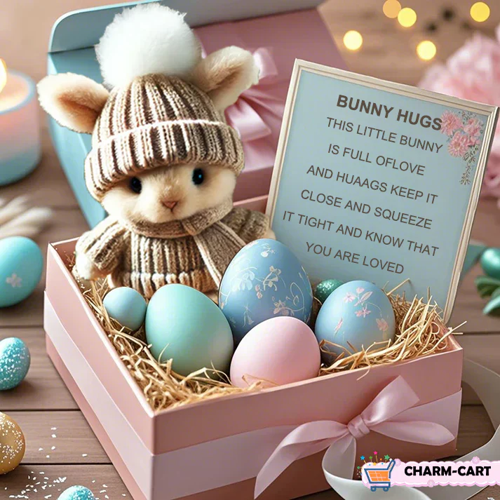 🎁 Fait main de haute qualité 🐇 Mini lapin super réaliste