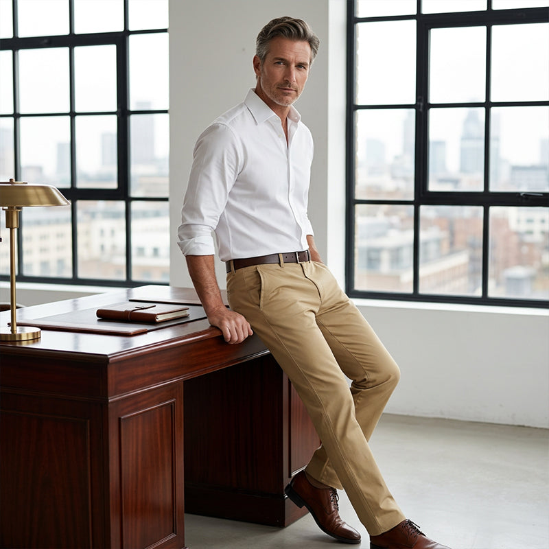 🌟Pantalon droit décontracté pour homme👖 Rehaussez votre image personnelle