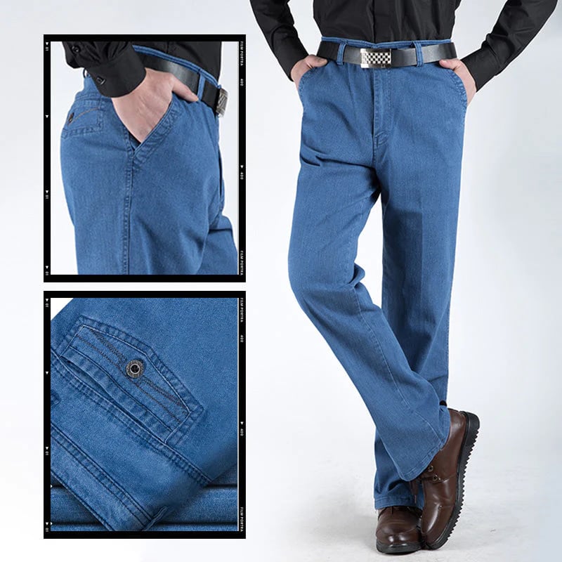 🔥 Hot Sales - 49% OFF🔥 Jeans taille haute à coupe droite pour hommes