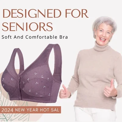 🔥2025 Vente de printemps -49% DISCOUNT !🔥Soutien-gorge confortable et pratique avec bouton sur le devant