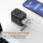 🌎Adaptateur de voyage universel