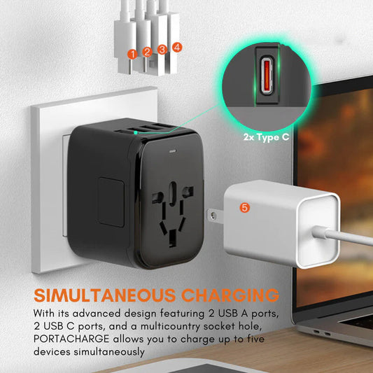 🌎Adaptateur de voyage universel