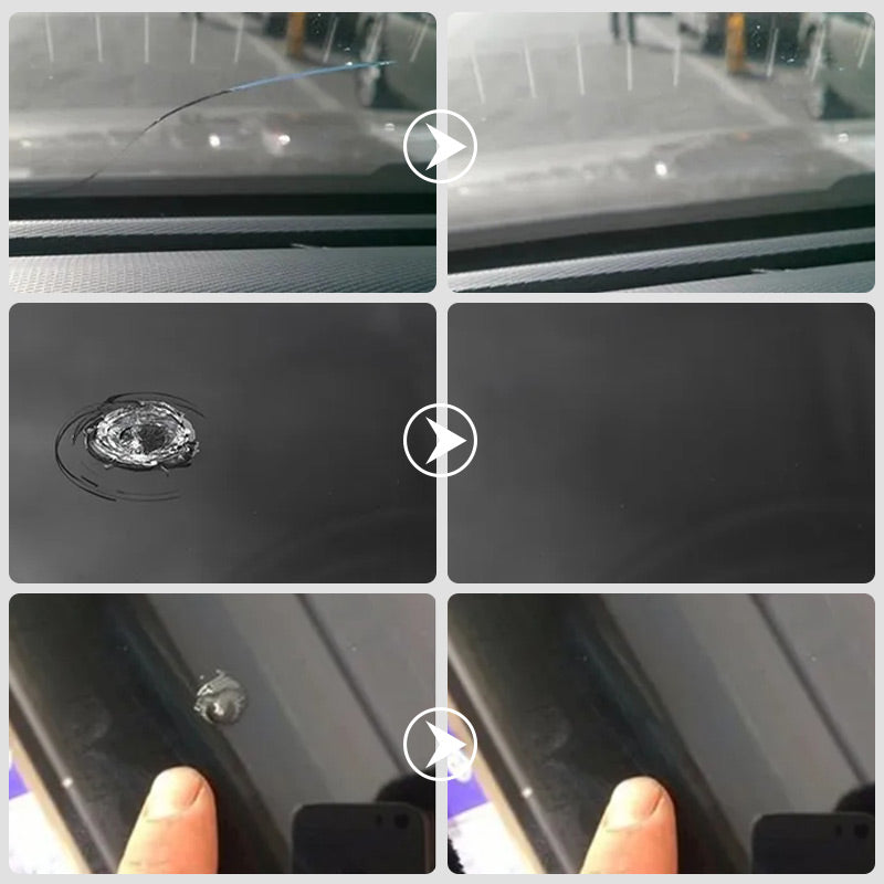 👍Liquide de réparation de fissures de pare-brise de voiture