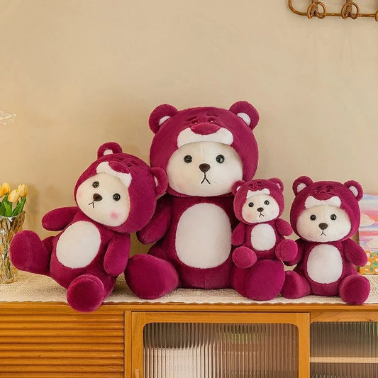 ✨ Offre limitée ✨-Teddy Bear Doudou avec bonnet amovible