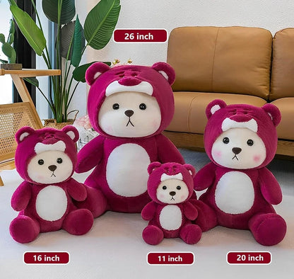 ✨ Offre limitée ✨-Teddy Bear Doudou avec bonnet amovible