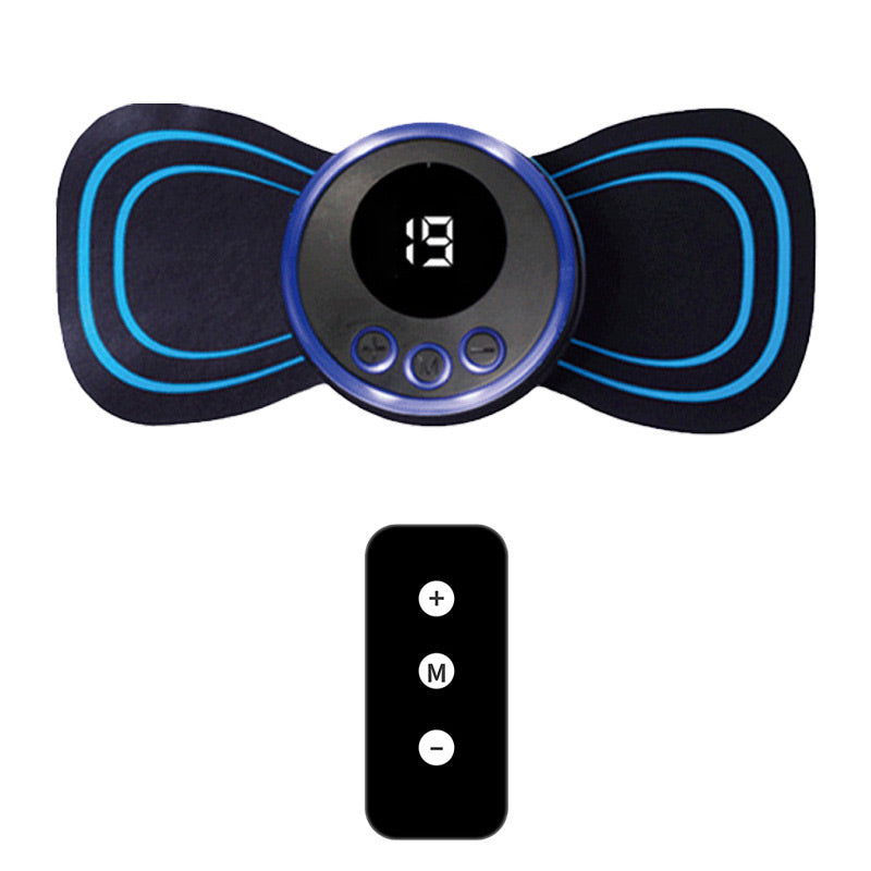 Masseur portable avec 8 modes et écran LCD - Mini stimulateur musculaire pour le soulagement de la douleur