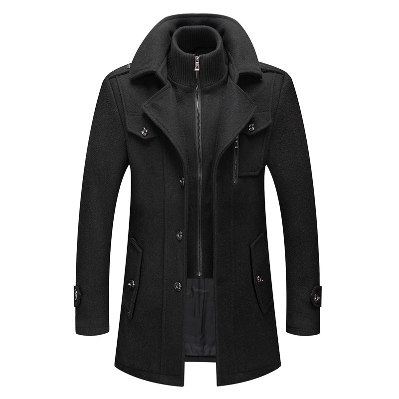 Manteau business en tweed pour homme -Livraison gratuite