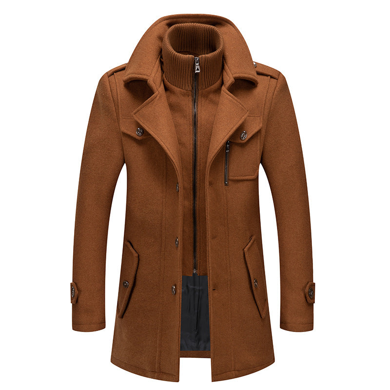 Manteau business en tweed pour homme -Livraison gratuite