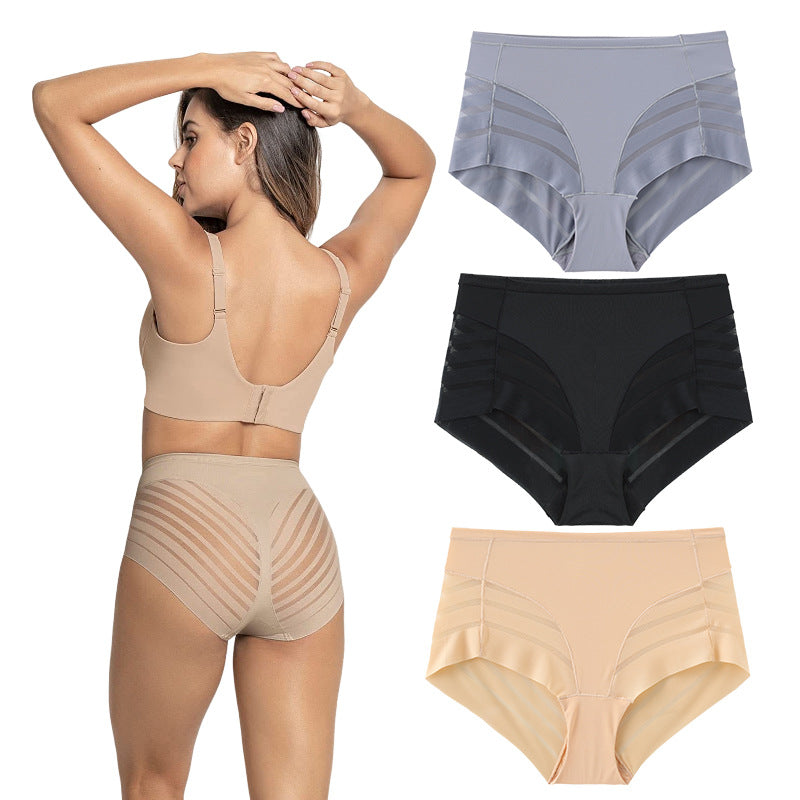 ✨2025 Vente de nouveaux produits - 49% DE RÉDUCTION🎊🔥Culotte rayée respirante sans couture pour femmes