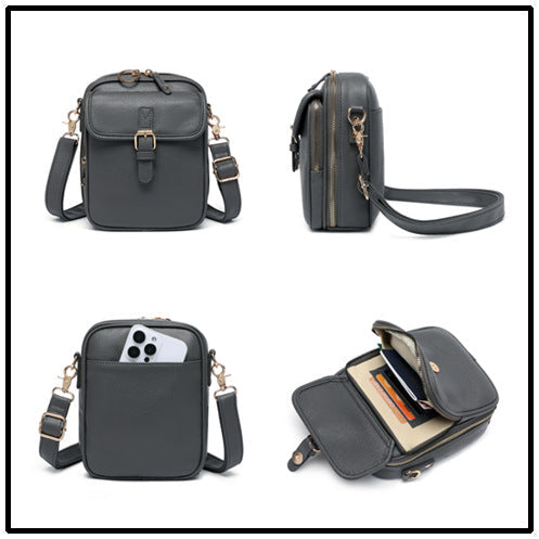 Sac messager vintage de grande capacité
