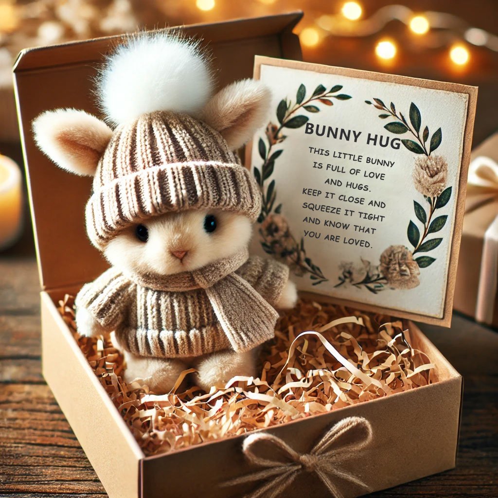 🎁 Fait main de haute qualité 🐇 Mini lapin super réaliste
