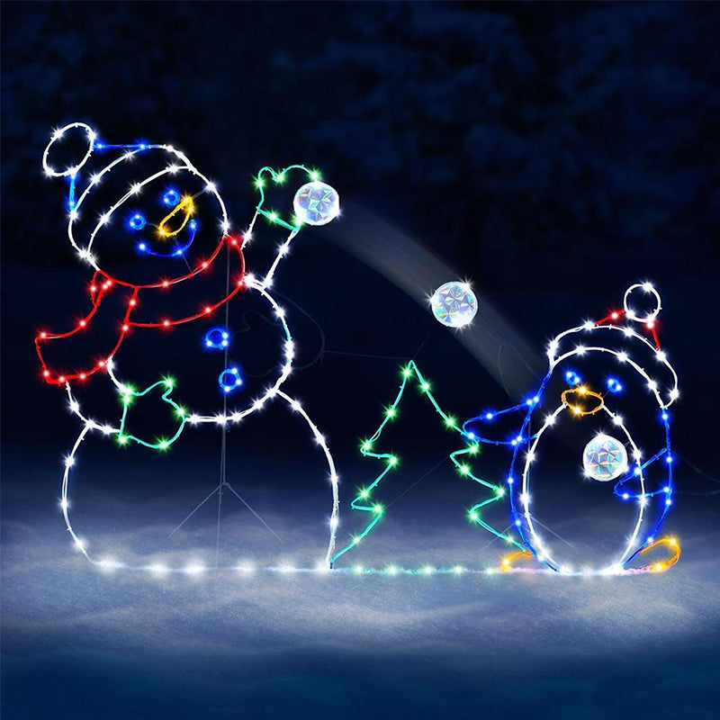 🎅🔥Offre de Noël - 49% DISCOUNT🎅🔥Playing animated snowball light