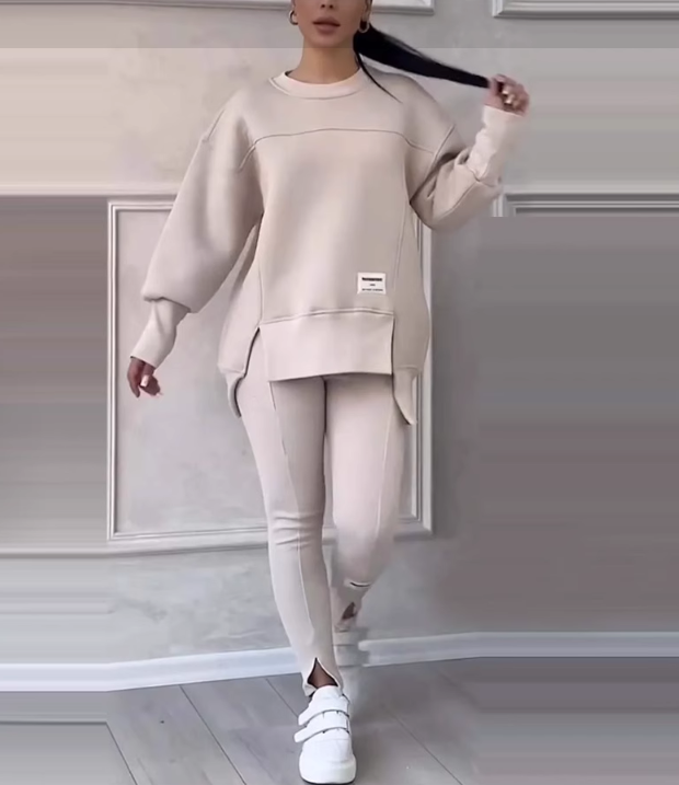 Ensemble sweat-shirt et leggings décontractés pour femmes
