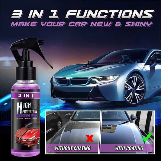 🎊🔥Promotion du Nouvel An-Réduction De 40%🎁 Spray de revêtement de voiture rapide 3 en 1 de haute protection