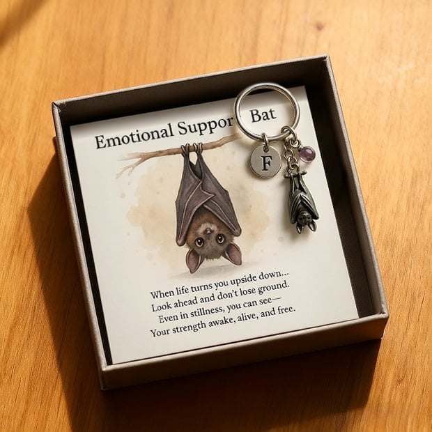 🦇Soutien émotionnel Bat Keychai inspirantn