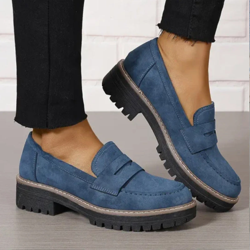 Mocassins à plateforme confortables pour femmes