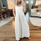 💝 Combinaison sans manches pour femmes avec jambes larges et poches