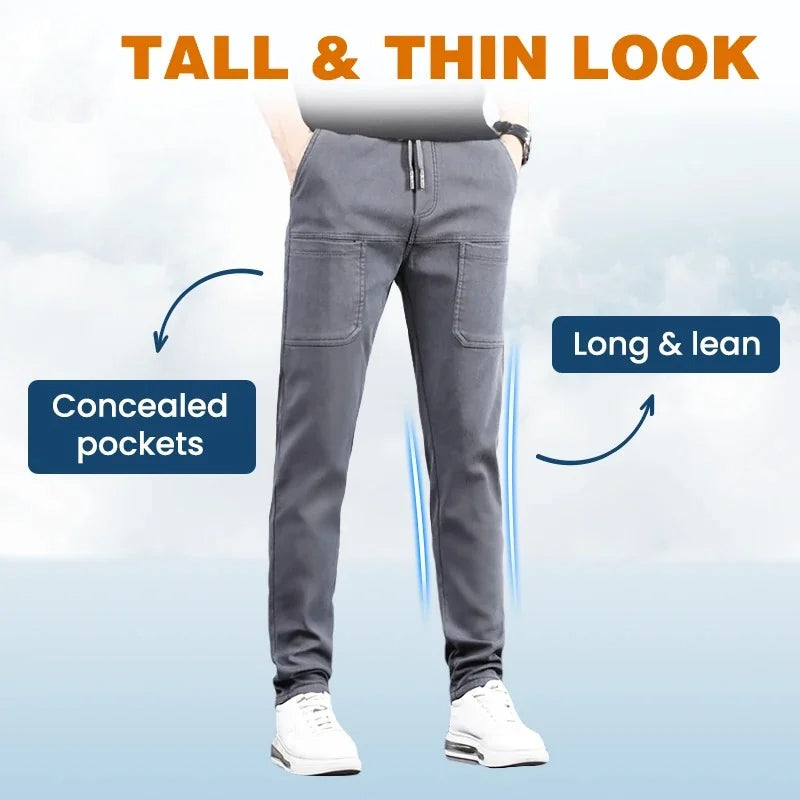 🔥 SOLDES 50 % DE RÉDUCTION 🥰Pantalon cargo haut, extensible et résistant, avec plusieurs poches