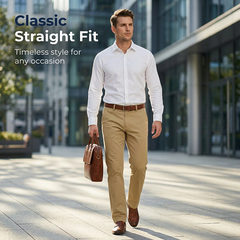 🌟Pantalon droit décontracté pour homme👖 Rehaussez votre image personnelle