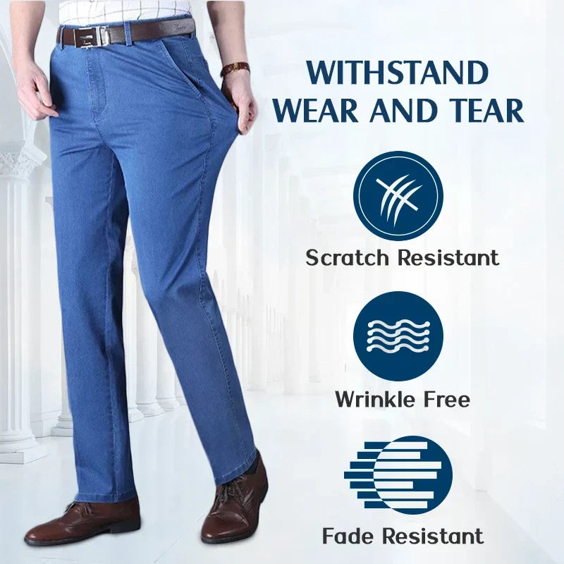 🔥 Hot Sales - 49% OFF🔥 Jeans taille haute à coupe droite pour hommes