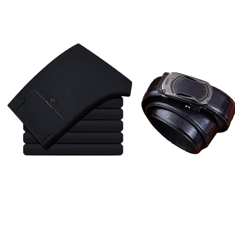 🌟Pantalon droit décontracté pour homme👖 Rehaussez votre image personnelle