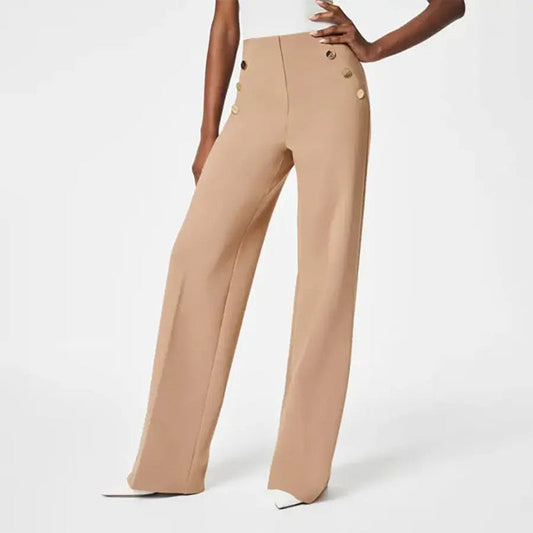 ✨Pantalon large extensible avec contrôle du ventre pour femmes