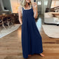 💝 Combinaison sans manches pour femmes avec jambes larges et poches