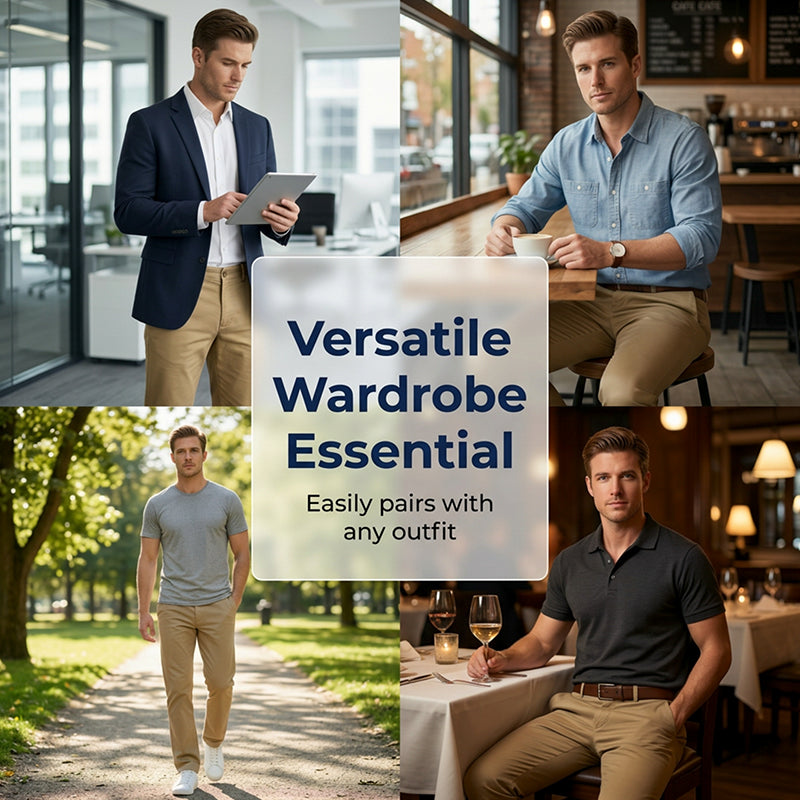 🌟Pantalon droit décontracté pour homme👖 Rehaussez votre image personnelle
