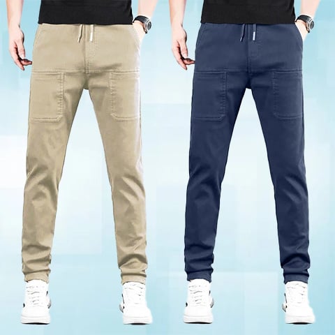 🔥 SOLDES 50 % DE RÉDUCTION 🥰Pantalon cargo haut, extensible et résistant, avec plusieurs poches