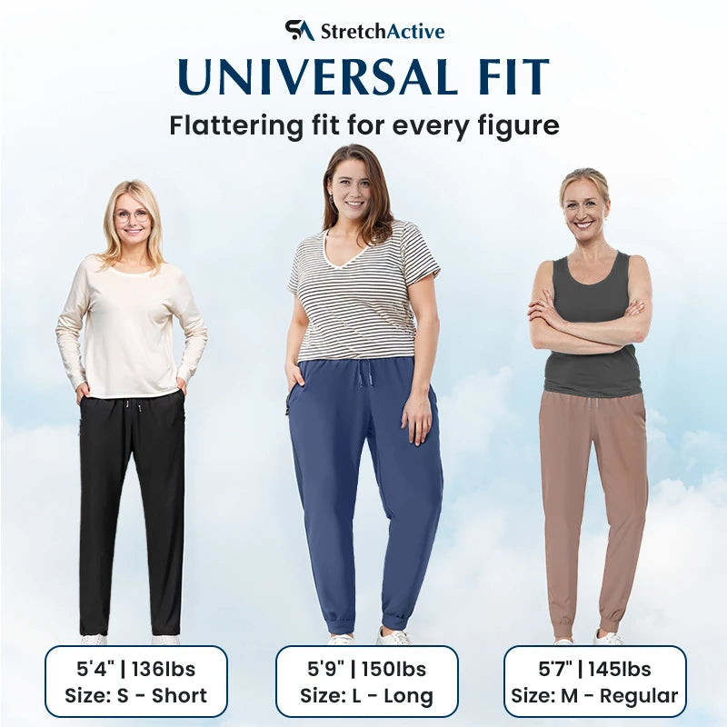 🔥Pantalon unisexe ultra extensible en soie glacée, confortable et décontracté