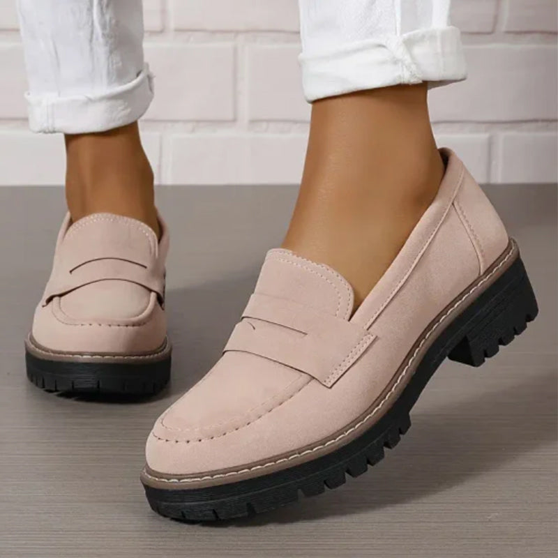 Mocassins à plateforme confortables pour femmes