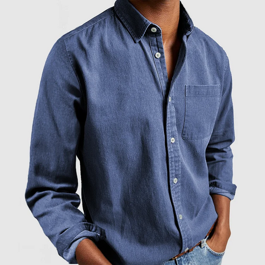 Chemise décontractée en coton pour hommes