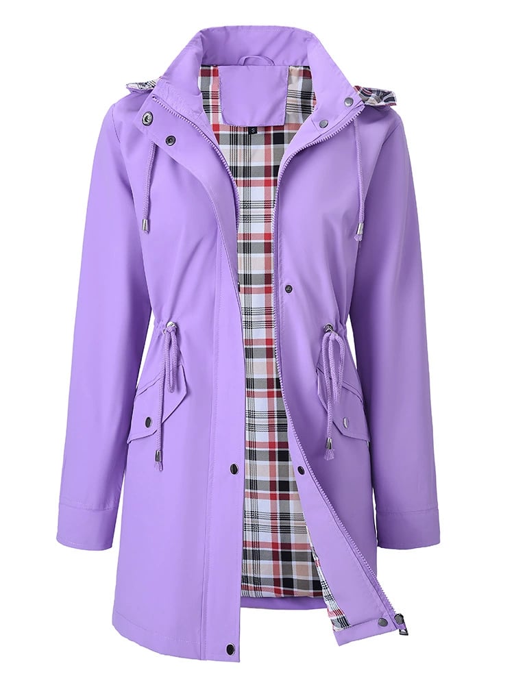 🍂Soldes d'automne 49 %💗🧥Veste imperméable à carreaux ultime pour femmes🍃