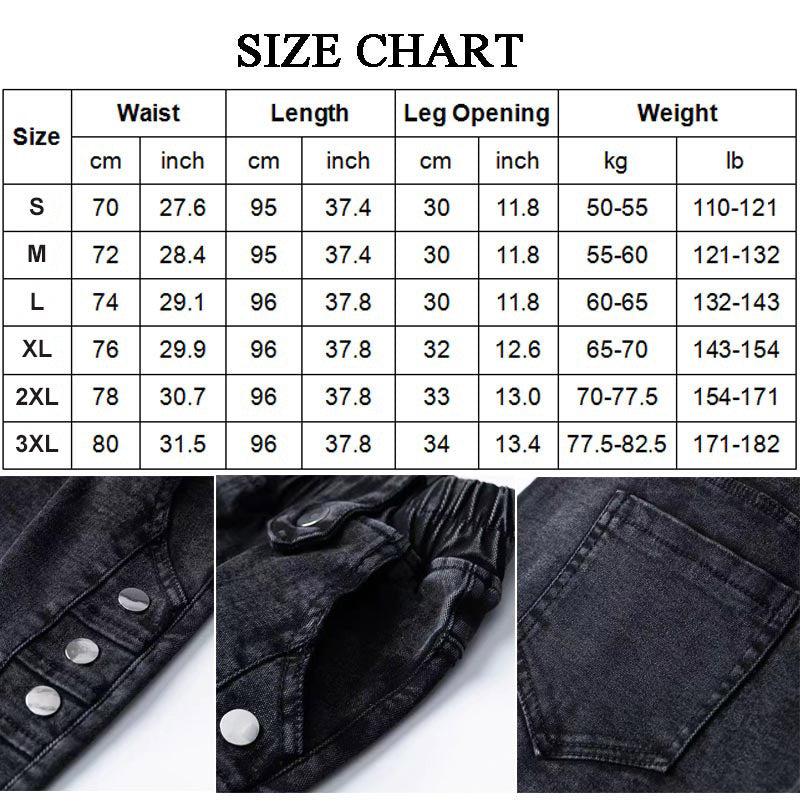 🔥Vente rapide 🔥 Jeans skinny taille haute élastiques pour femmes