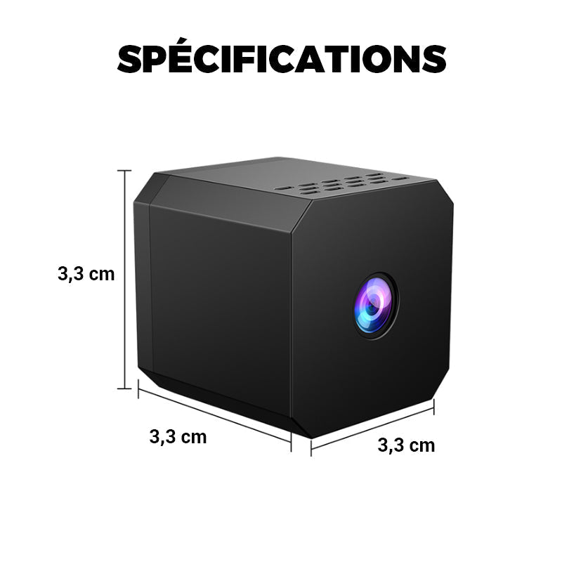 📢📢50% de réduction ! Mini caméra de surveillance HD intelligente – Vision nocturne, détection de mouvement & installation en 1 minute ! 🤩🌹