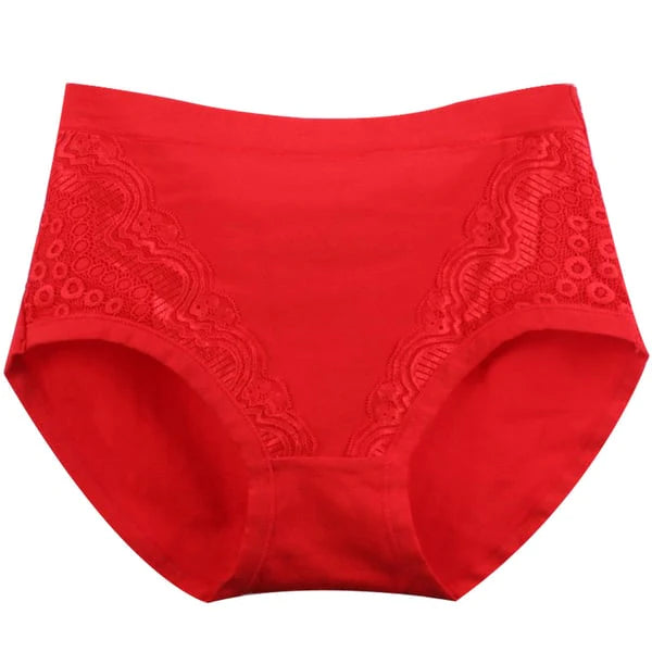 ⏰ Vente du Nouvel An - 50% de réduction  ✨  Culotte taille haute en coton anti-fuite Plus Size