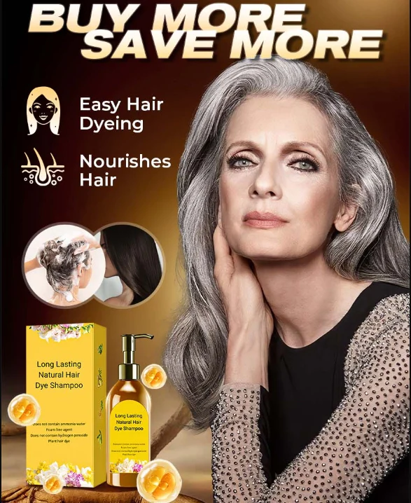 🔥Vente HOT - 50% de réduction🎁Shampooing teinture naturelle longue durée