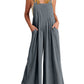💝 Combinaison sans manches pour femmes avec jambes larges et poches