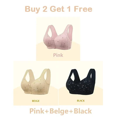 🔥2025 Vente de printemps -49% DISCOUNT !🔥Soutien-gorge confortable et pratique avec bouton sur le devant